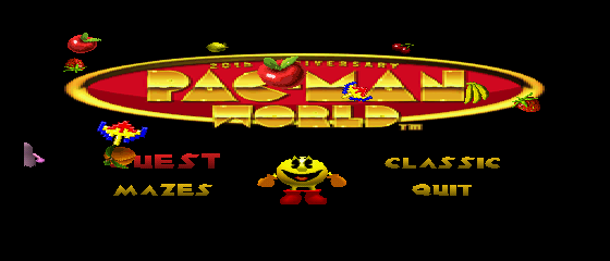 Pac-Man World Title Screen